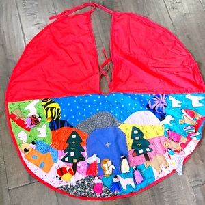 Skirt for full size Christmas 🎄 tree.   UNIQUE!!!